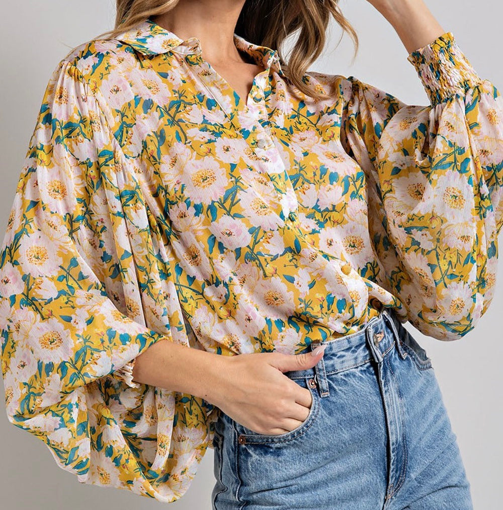 Sunshine & Blooms Top