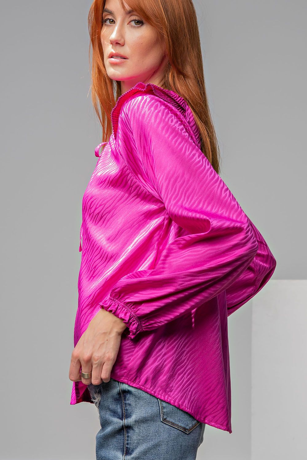 Here for the Party Satin Top