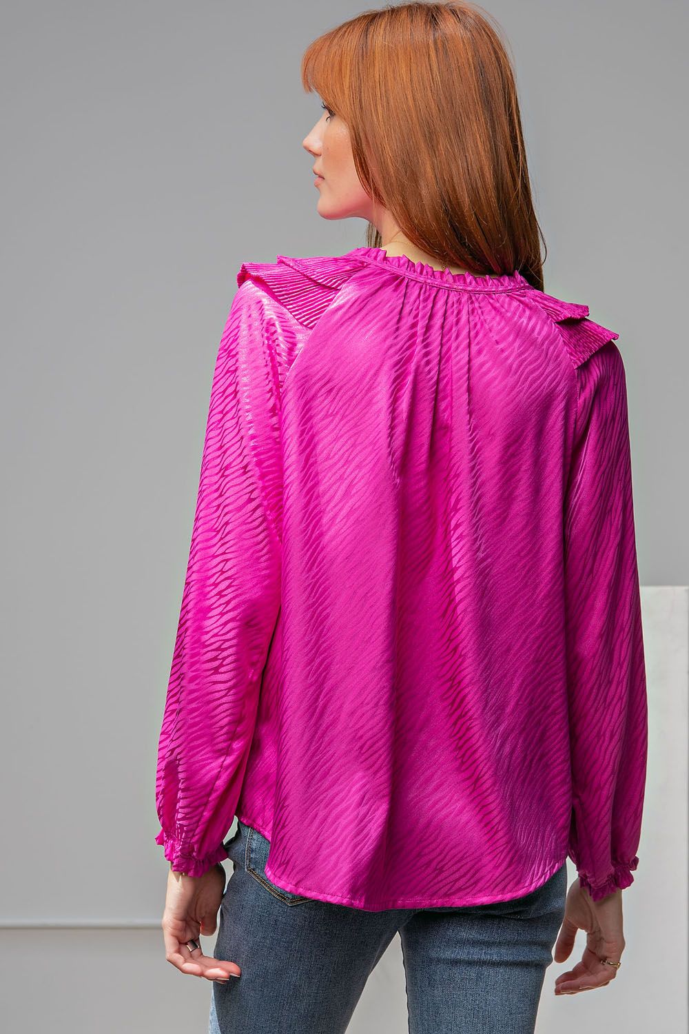 Here for the Party Satin Top