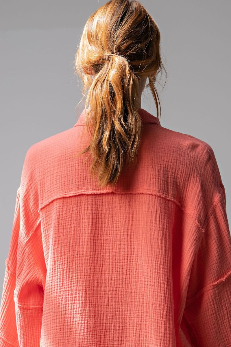 Sutton gauze top